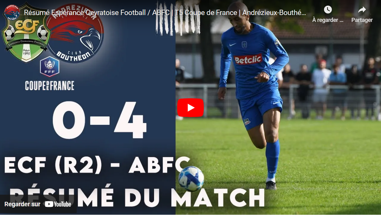résumé du match YouTube